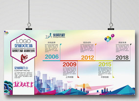 樹(shù)形企業(yè)文化墻合作客戶照片墻